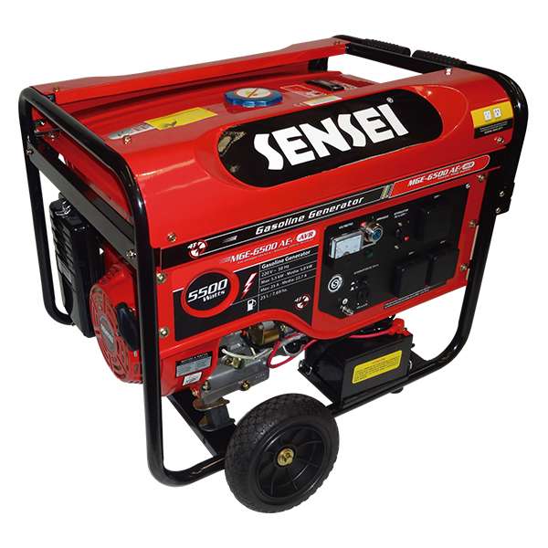 MGE-6500 AE AVR GENERADOR SENSEI MGE6500 5,5KVA NAFTA - Imagen 1